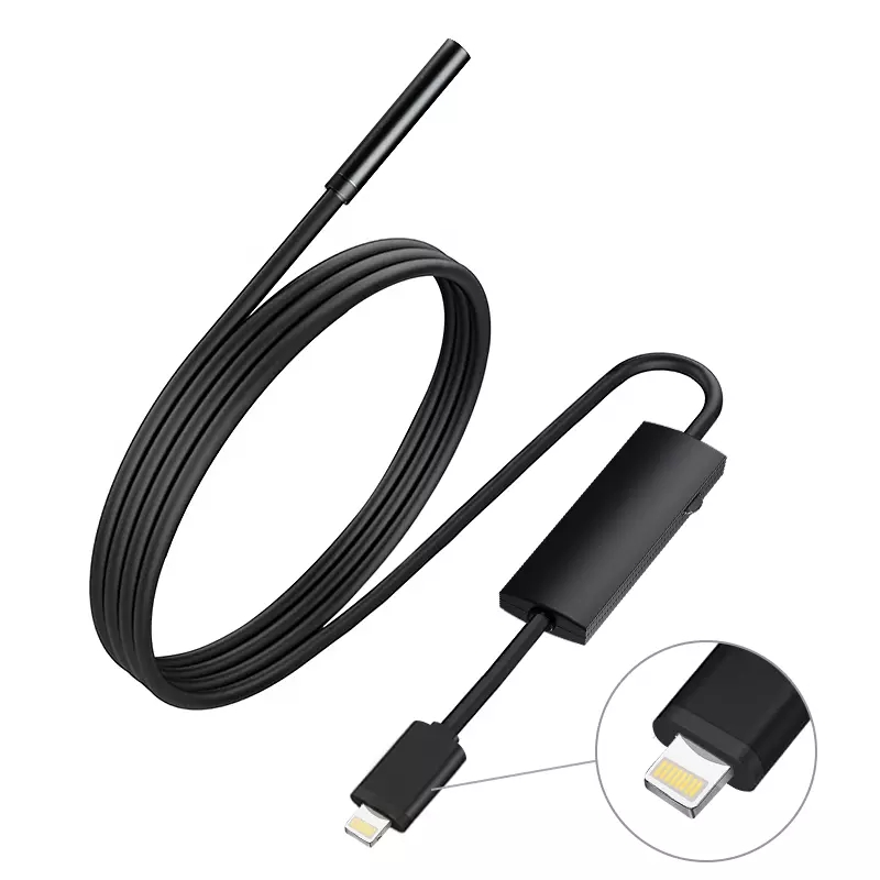 C116 Apple directly connected iphone endoscope 4LED 7MM 480P USB